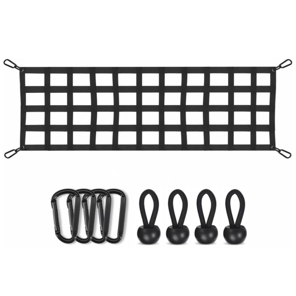 60'' x 18'' Heavy Duty Tailgate Cargo Netting for Full Size Truck for Dodge Ram