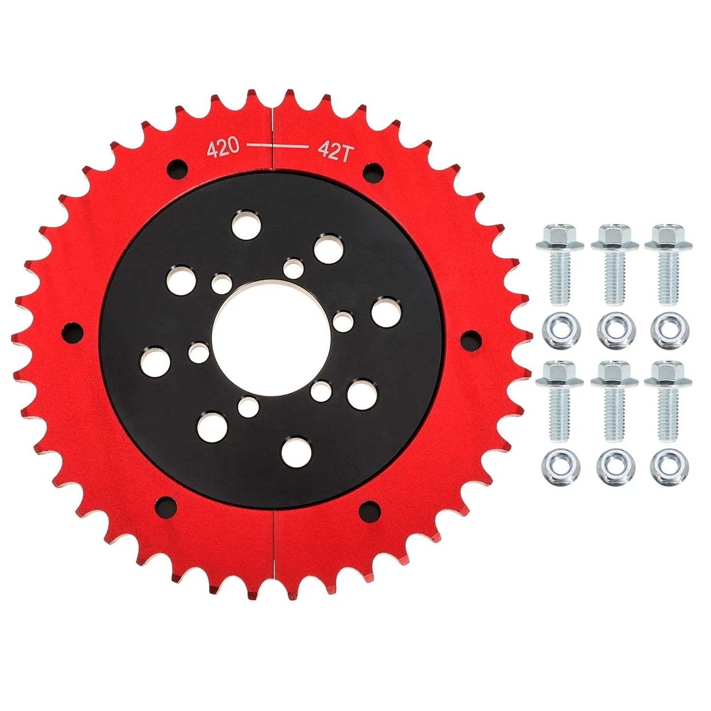42 Tooth 420 Chain Split Sprocket for Predator 212cc 196cc for Mini Bike