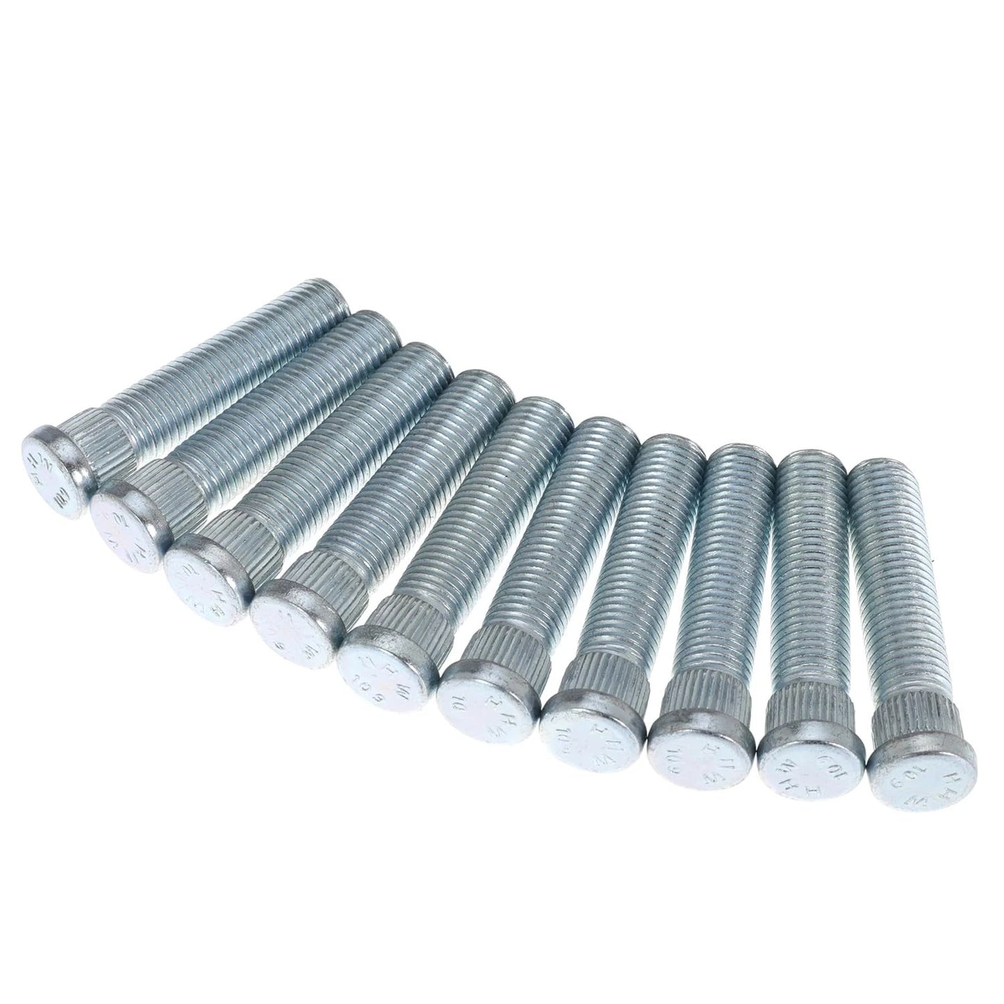 1/2" Longer Wheel Stud Bolt M12-1.50 for Chevy GMC Trucks 1982-2004 (10Pcs)