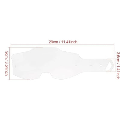 Goggles Tear Offs for 100 Percent Armega Goggle for Dirt Bike Motocross 50 Pack