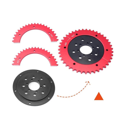42 Tooth 420 Chain Split Sprocket for Predator 212cc 196cc for Mini Bike