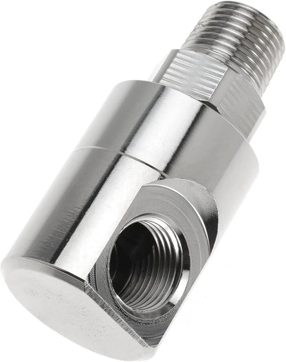 1/2 Inch MXF Heavy Duty Hose Reel Swivel for Home and Industrial Steel Hose