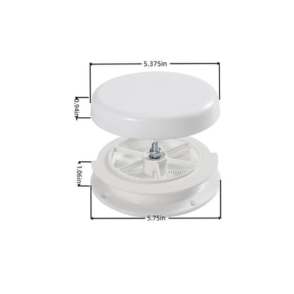 2 Pack RV Roof Mushroom Vent w/water guard Used for Motor Homes Campers