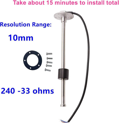 Fuel Sending Unit 240-33 ohms 7"(180mm) for Boats and Cars