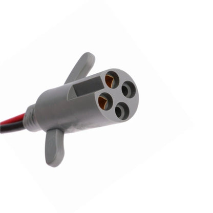 Trolling Motor Power Plug,4 Holes 2-Prong Replace 8M4000953 For Minn Kota Motor