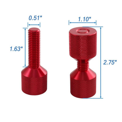4 PCS 1/8" Two Hole Pins, Flange Alignment Pins for 1/2 - 14 Inch 150LB Flanges