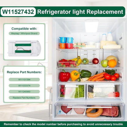 W11387579 W11527432 Refrigerator LED Light Assy Module for Whirlpool Maytag