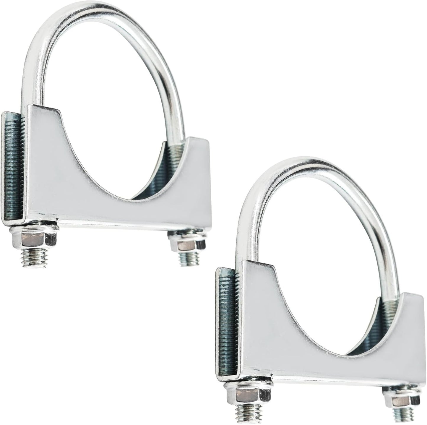 3" U-Bolt Exhaust Clamps for Automotive RV UTV Tractor Exhaust System,2PCS