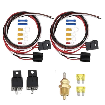 Waterproof Relay Temperature Sensor Switch Kit 185 On 175 Off 40 AMP