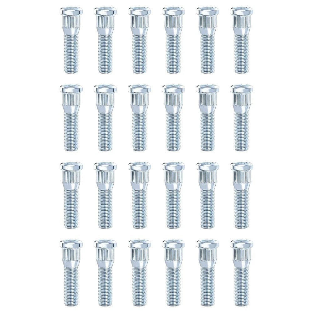 24 Pcs Wheel Stud for Trailer for Axles 2,000 lb to 7,000 lb with 1/2"-20 UNF