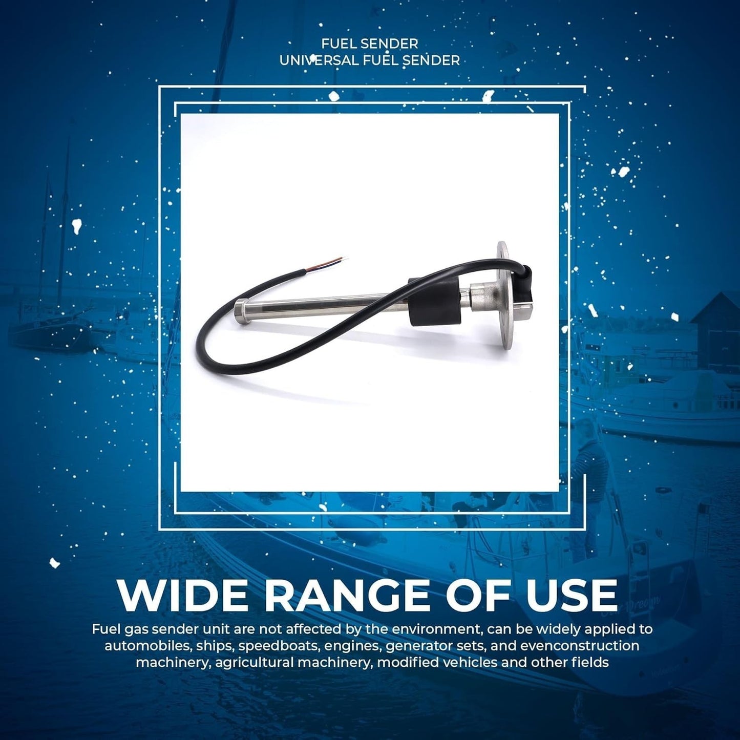Fuel Sending Unit 240-33 ohms 7"(180mm) for Boats and Cars
