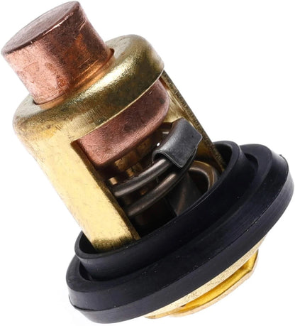 2 Pcs Thermostat Kit 75692Q2 13340 for Mercury Marine V6 143 Degree 135-150HP