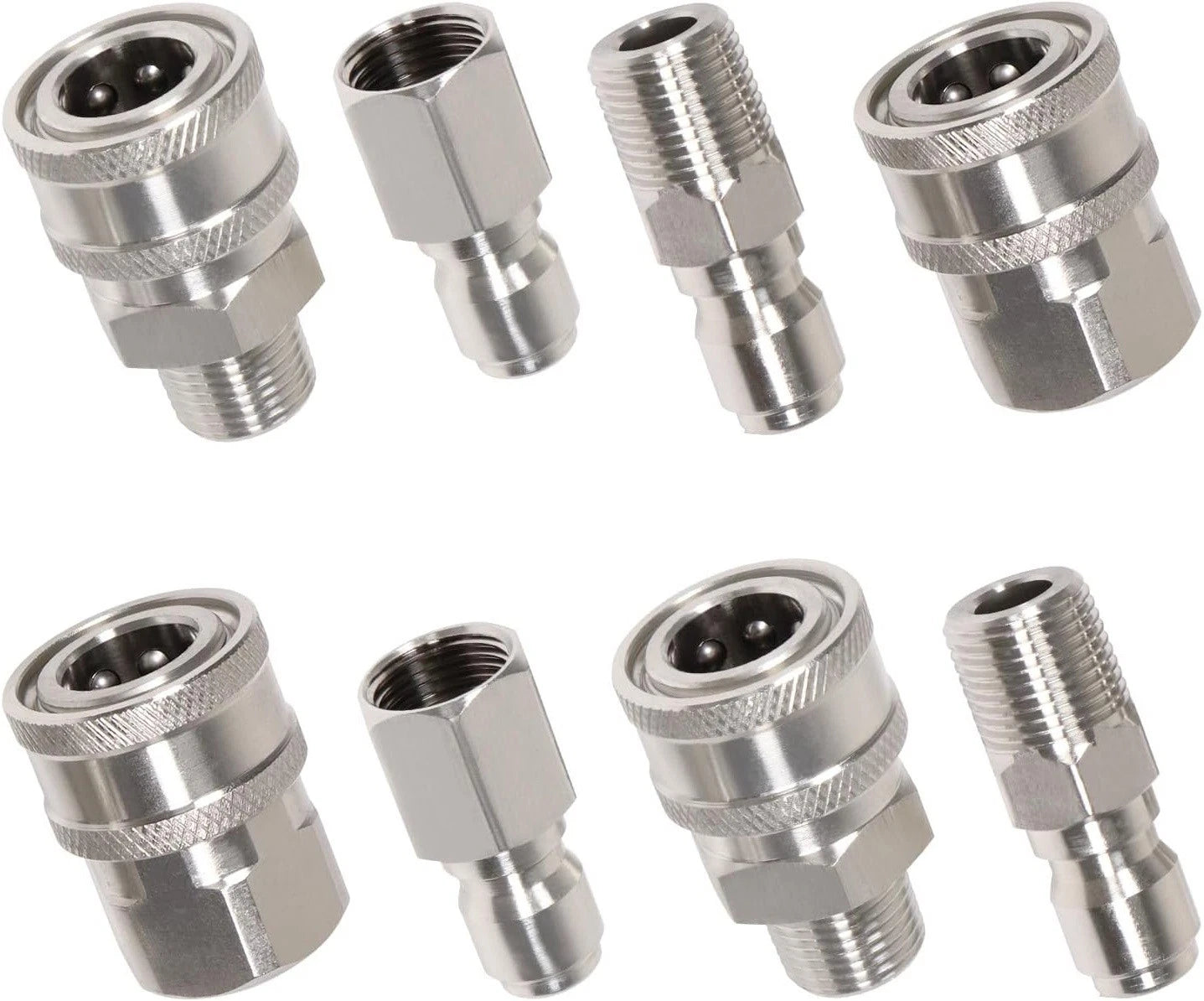 3/8 Inch Quick Connect Fittings for Pressure Washers Stainless Steel Adapter