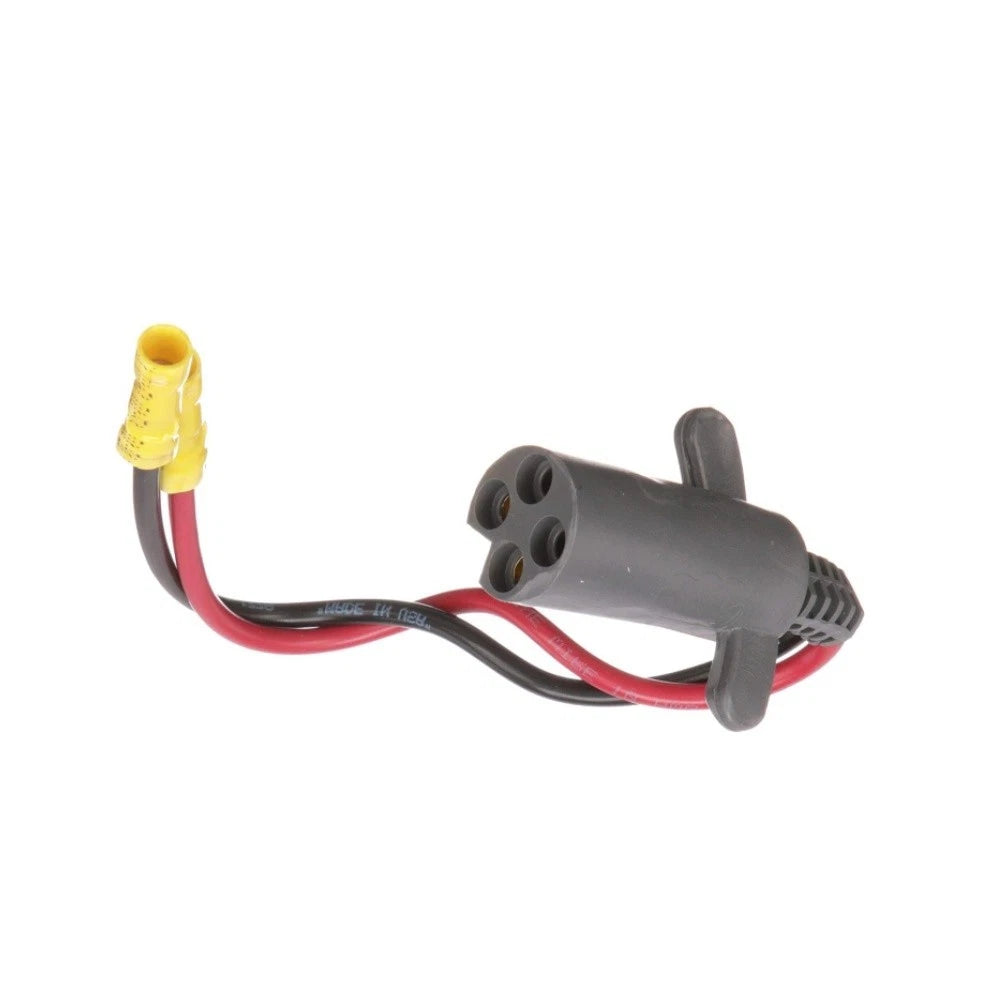 Trolling Motor Power Plug,4 Holes 2-Prong Replace 8M4000953 For Minn Kota Motor