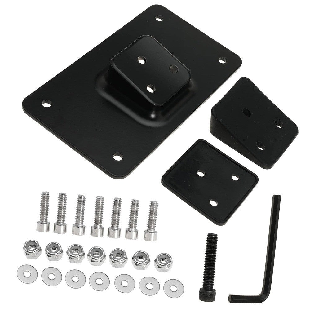 3-Hole Laydown License Plate Mount Bracket For Harley Sportster XL 1973-Up