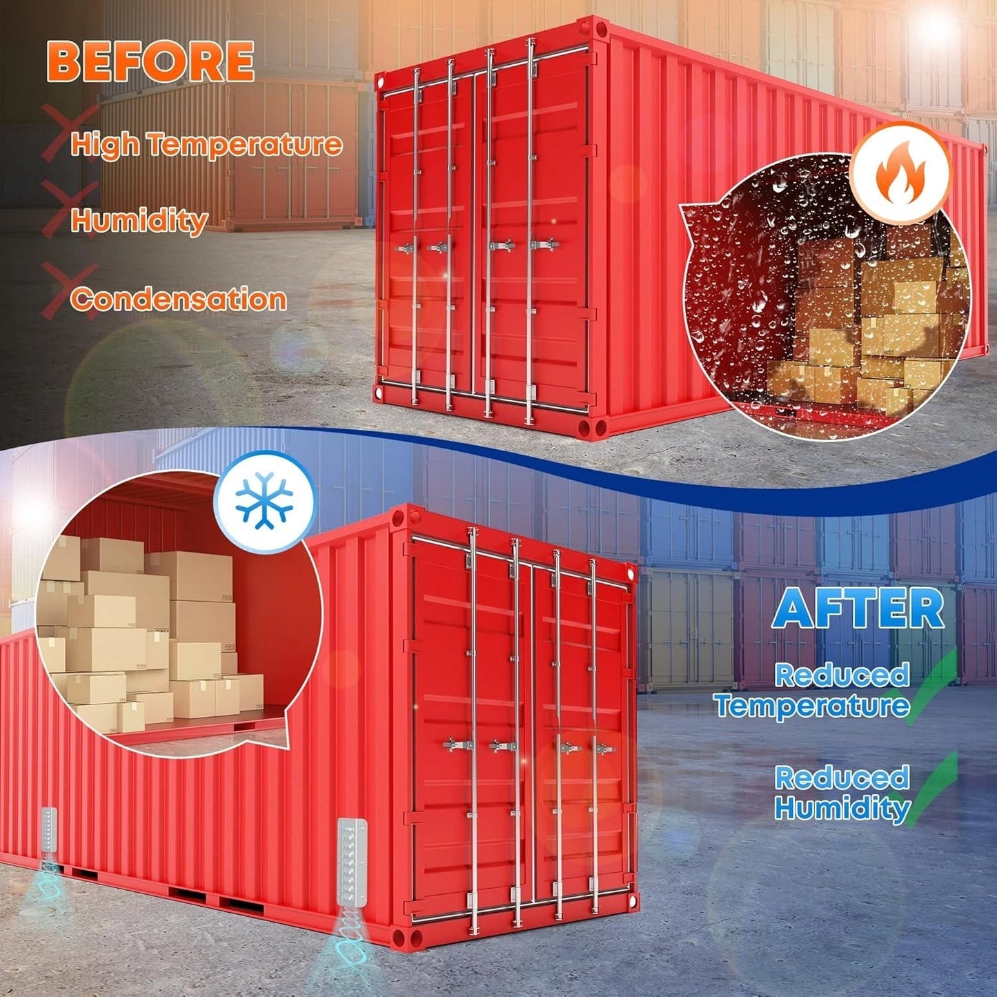 4 Pcs Container Air Vent Kit,Galvanized Steel Shipping Container Accessories
