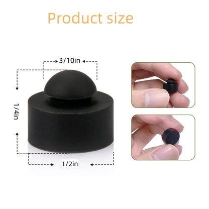 4pcs Push-in Bumper Feet Rubber Bumpers for Crockpot Fits 1/4" Bumper Holes