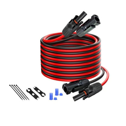 30 FT 10AWG Solar Panel Extension Cable for RV, Home, Boat, Solar Panels