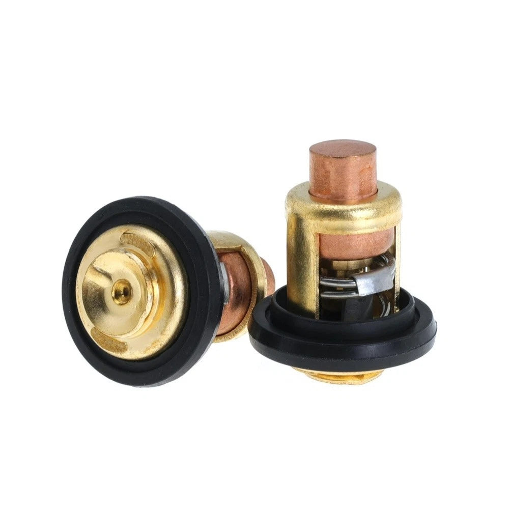 2 Pcs Thermostat Kit 75692Q2 13340 for Mercury Marine V6 143 Degree 135-150HP