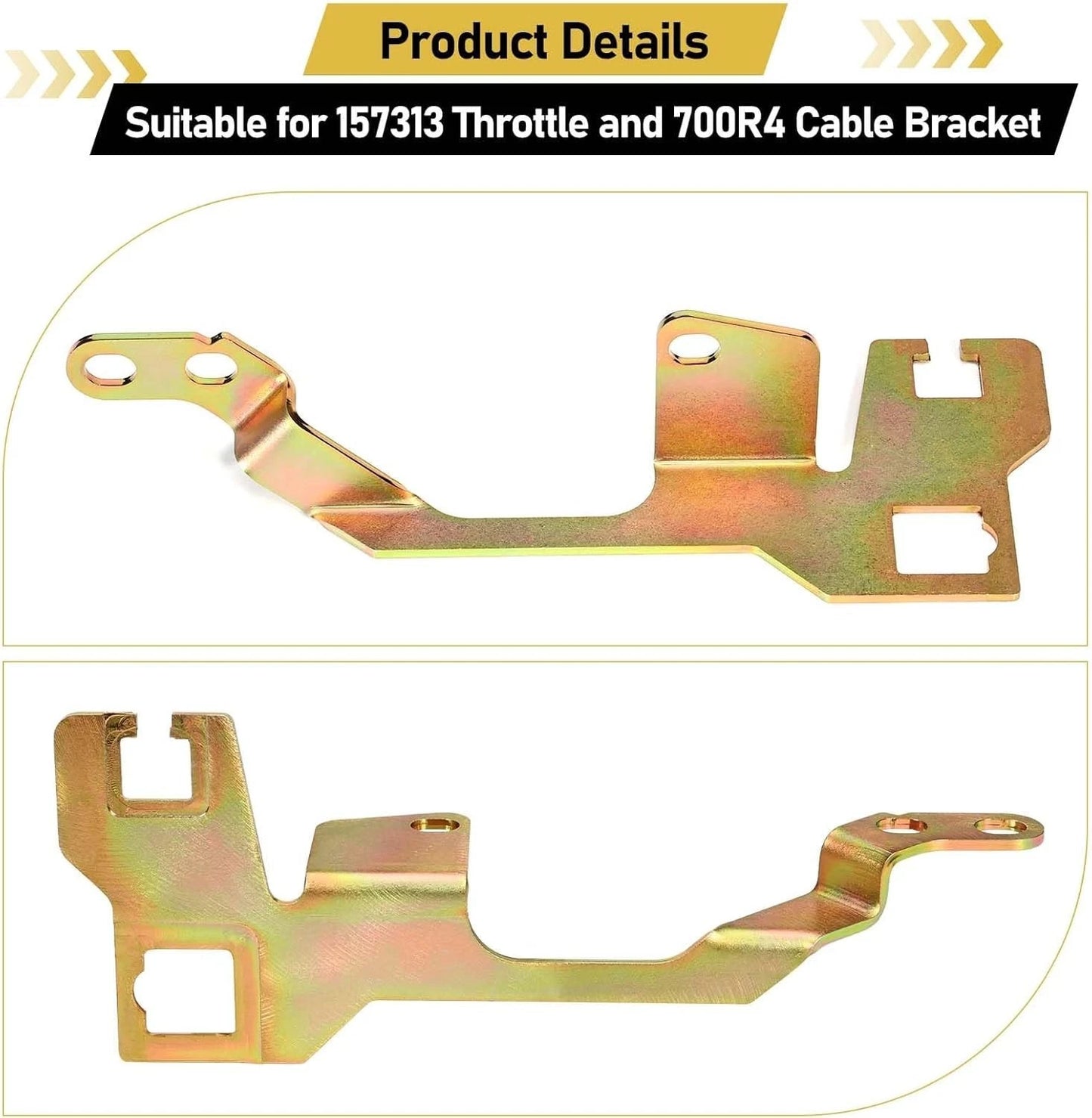 Throttle Cable Bracket For Quadrajet Carburetors TH350/700-R4/200-4R Cables