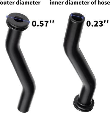596163 797408 593998 3 inch Vacuum Hose Fits for Briggs and Stratton 2pcs