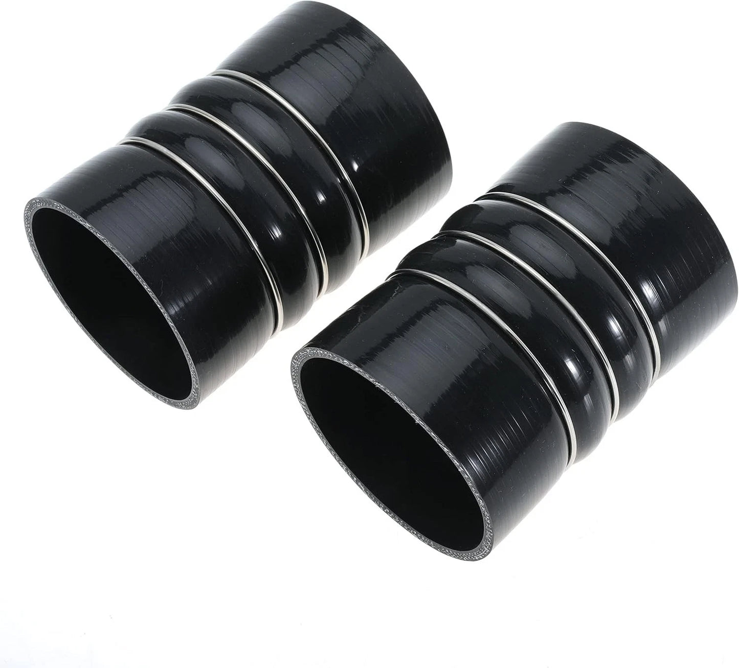Silicone Charge Air Cooler Hump Hose Boot Set 4" X 6" 4 inch with T Bolt Clamp