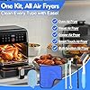 XANGNIER Air Fryer Cleaner Brush Kits,6 Pcs Air Fryer Cleaning brush Tools Accessories