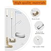 4-in-1 Fryer Cleaning Tools, L Shaped Fryer Cleaning Brush, Deep Fryer Crumb Scoop, Long Handle Deep Fryer Basket Cleaning Brush, Deep Fryer Cleanout Rod, Applies to Commercial Kitchen, Fryer, Drain